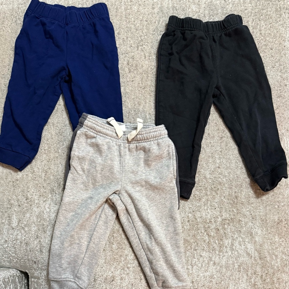 Carter's Kids' Jogger Trio - Navy, Black, and Gray